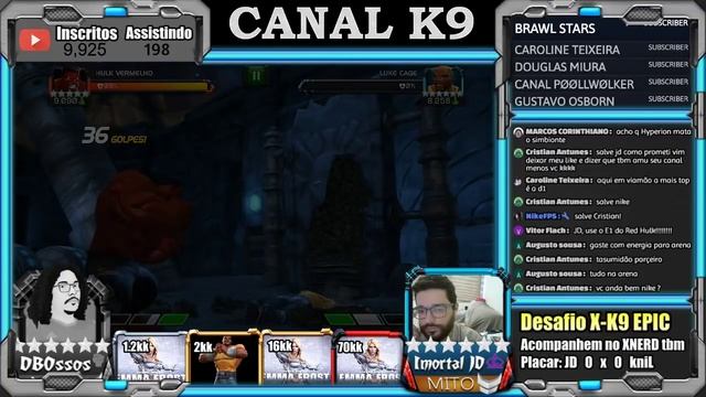 Desafio X-K9 EPIC ( JD vs kniL) - Marvel Torneio de Campeões
