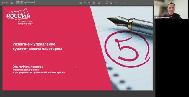 Академия НКБ 5.0 | №13 | Развитие и управление туристическим кластером - Ольга Филипенкова