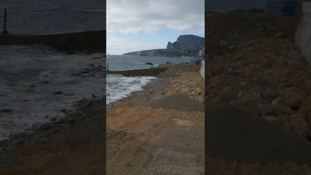 КРЫМ! Новости с пляжа Лягушка в Алупке! Реконструкция!