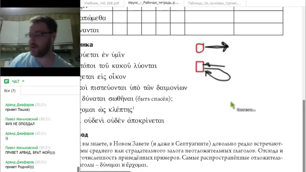 "Основы библейского греческого" (Маунс) // Глава 19: Будущее время действ./средн. залога / Начало