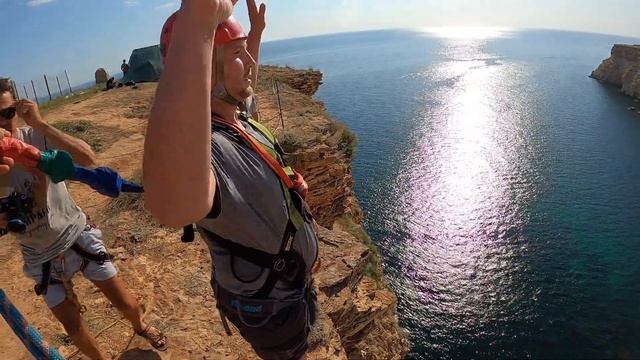 15.07 Гончаров Дмитрий Фиолент 62м с командой Jump&Fly