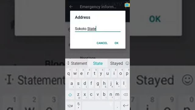 Yadda zaka saka emergency information a Android phone wanda za'akiraka inta bata koda tana a key