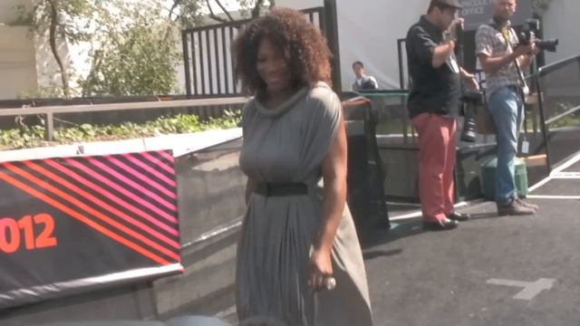 Serena Williams looking sexy during Fashion Week in NYC