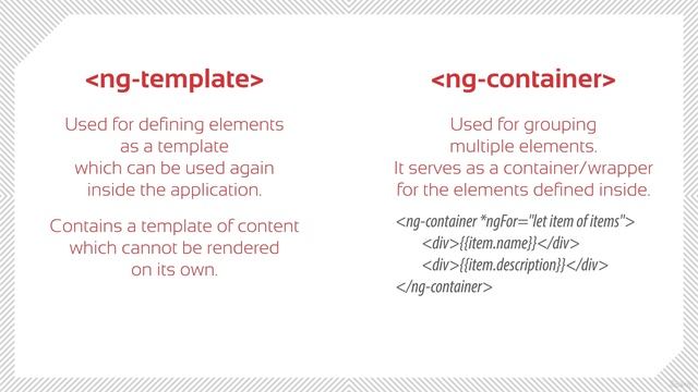 217. ng-template Vs. ng-container