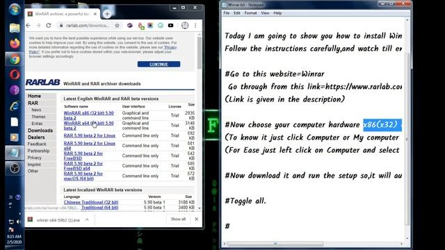 How to download and install Winrar in Windows 7 (100% Working).