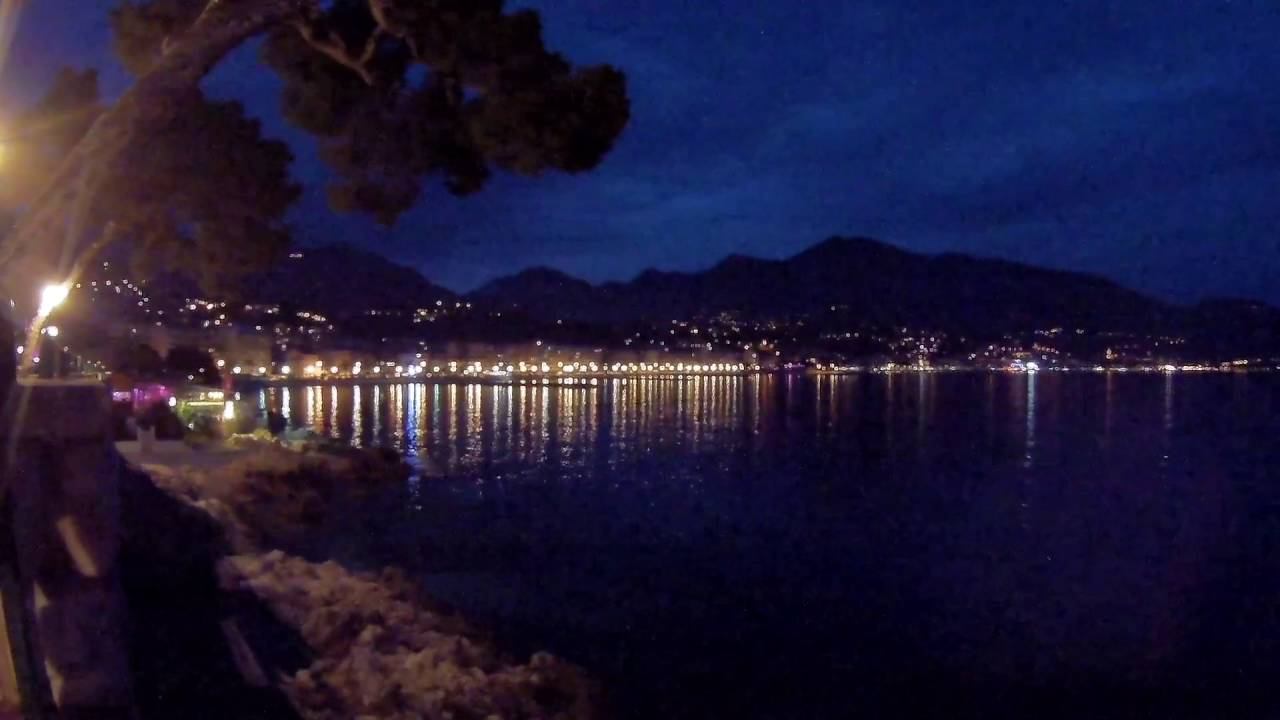 Ментон ночью / Menton at night