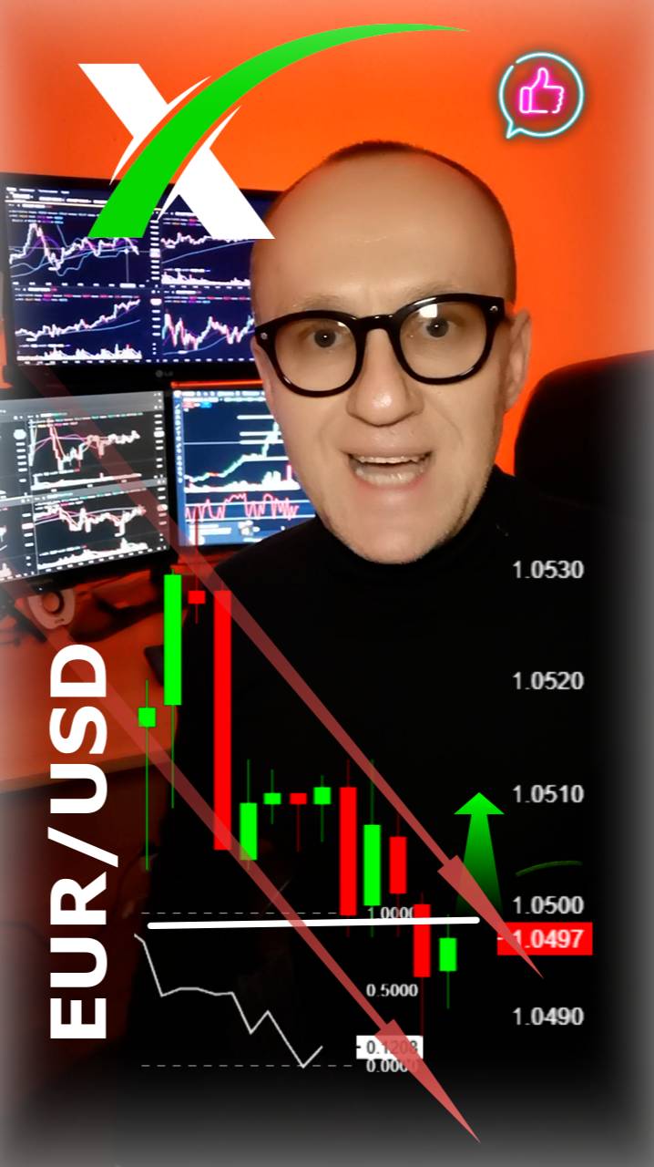 #EURUSD приблизилась к уровню 1,05