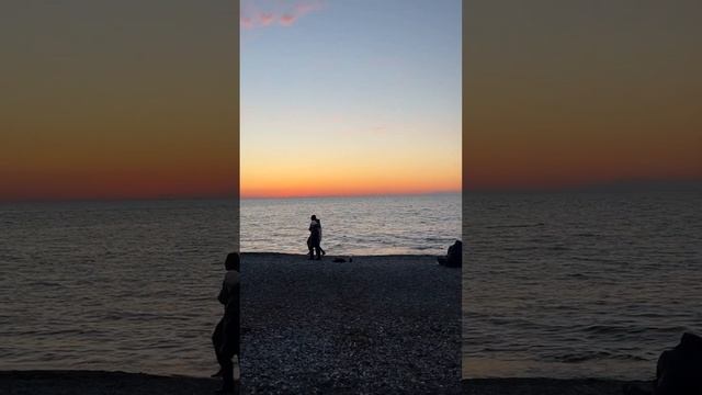Просто красивый закат под музыку #сочи #закат #декабрь2024