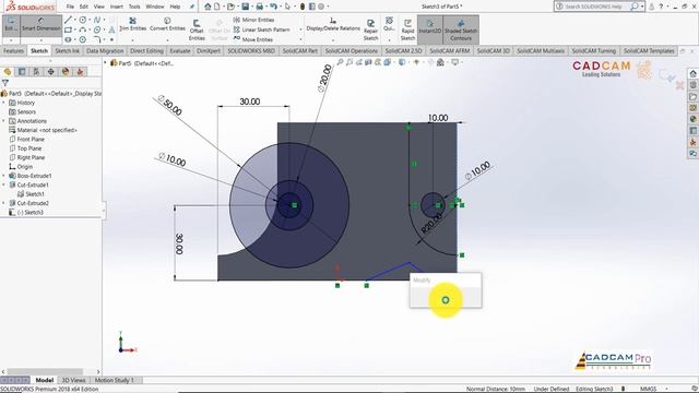 #11 SolidWorks Деталь №11