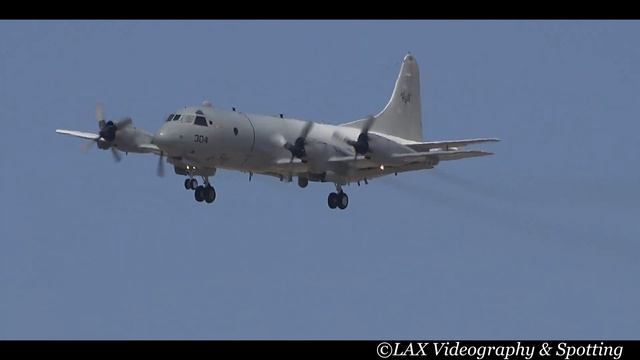 US Navy VX-30 P-3 Orion Multiple Go-Arounds and landings at NBVC Point Mugu