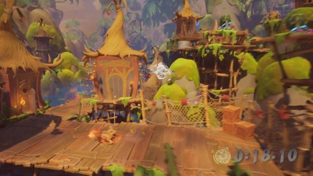Crash Bandicoot 4: Despertar Indelicado - Relíquia de Platina (0:53.02) - Sem giro triplo