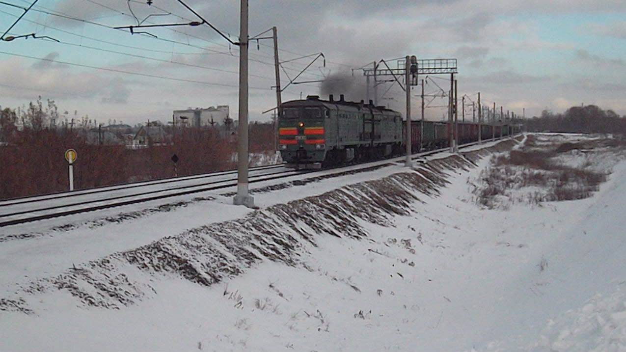 Тепловоз 2ТЭ10М-2623. Звук 10Д100.