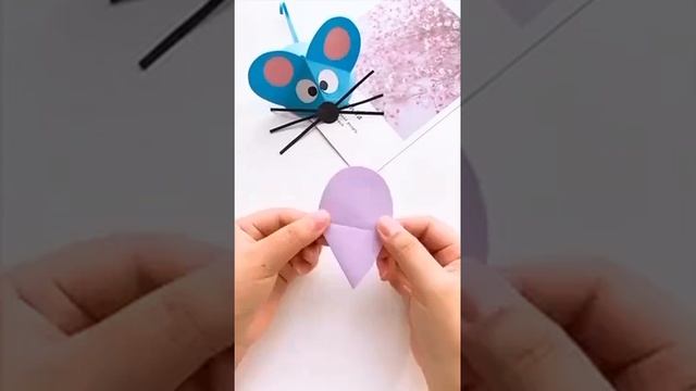 Простые поделки из бумаги. Подпишись !