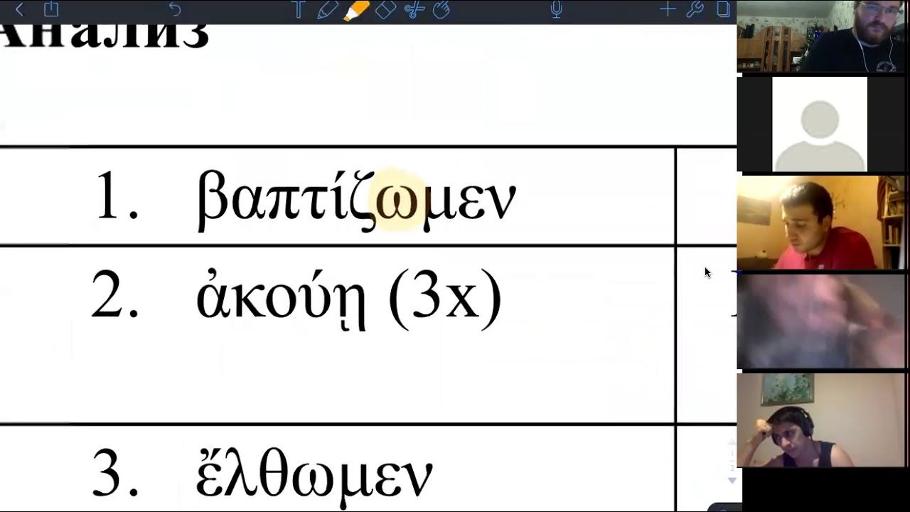"Основы библейского греческого" (Маунс) // Глава 32: Инфинитив (часть 1) / Начало