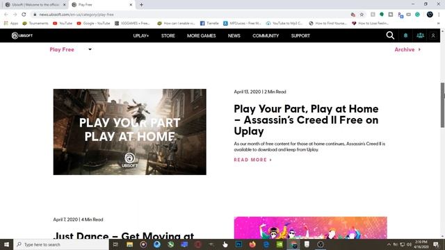 Just Cause 4 and Assassin Creed II Free Right Now - Hurry!!! [ Ended]