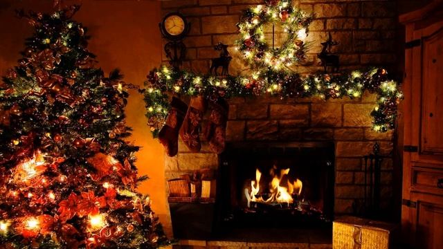 Рождественская музыка 2024   Атмосфера рождества   Christmas songs 2024   Новогодний футаж 🎄