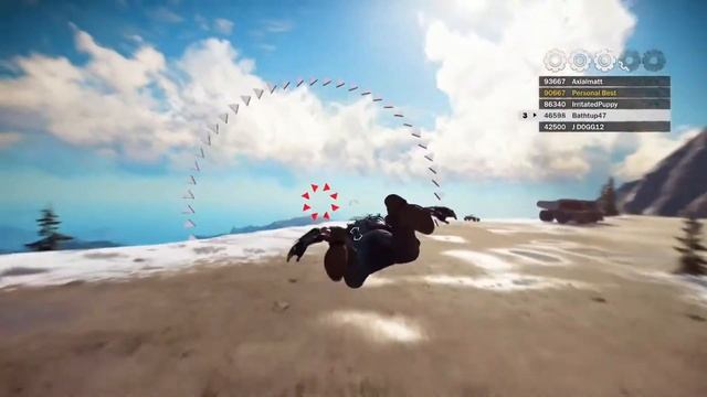 Just Cause 3 | Wingsuit Course Gear Challenge: Mountain Marathon Tour