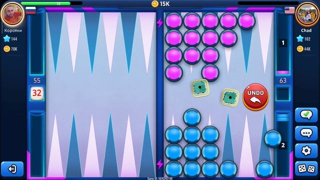 Нарды, короткие нарды онлайн чемпионат