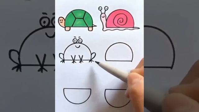 Учимся рисовать простые и забавные рисунки. Подпишись !