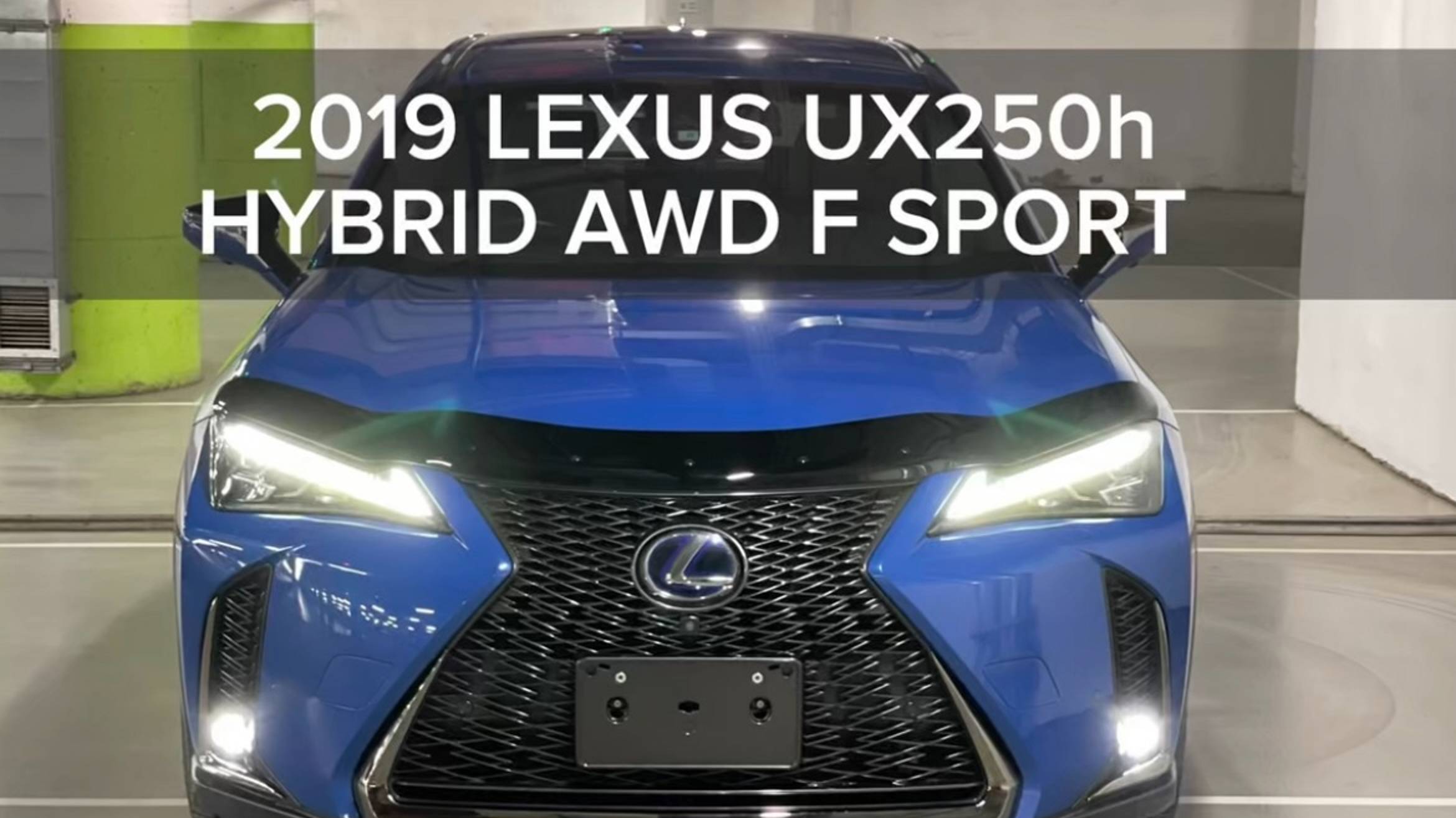 2019 LEXUS UX250h HYBRID AWD F SPORT PACKAGE