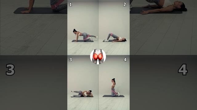 Упражнения для ягодиц с резинкой