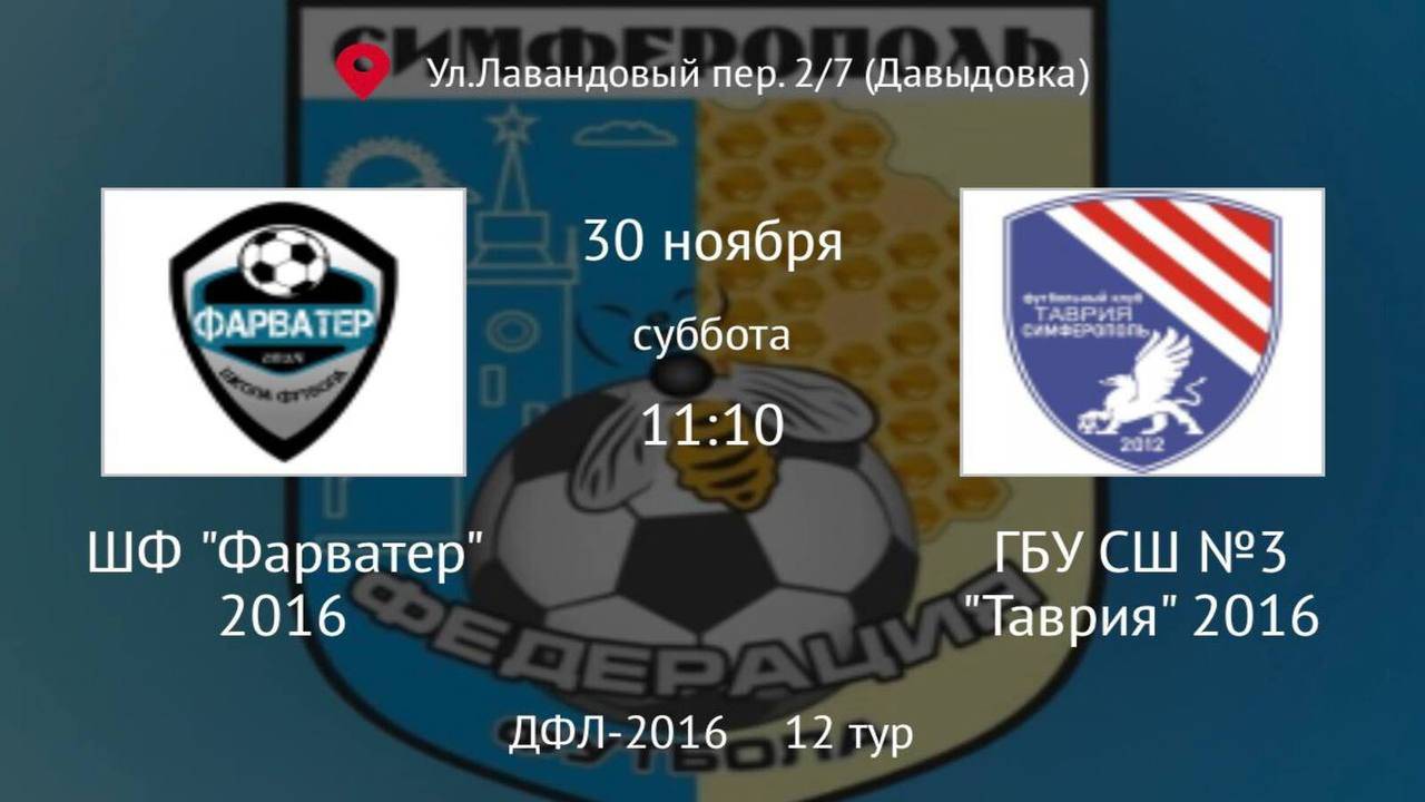 Фарватер vs Таврия