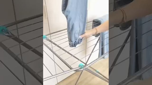 How to dry trousers