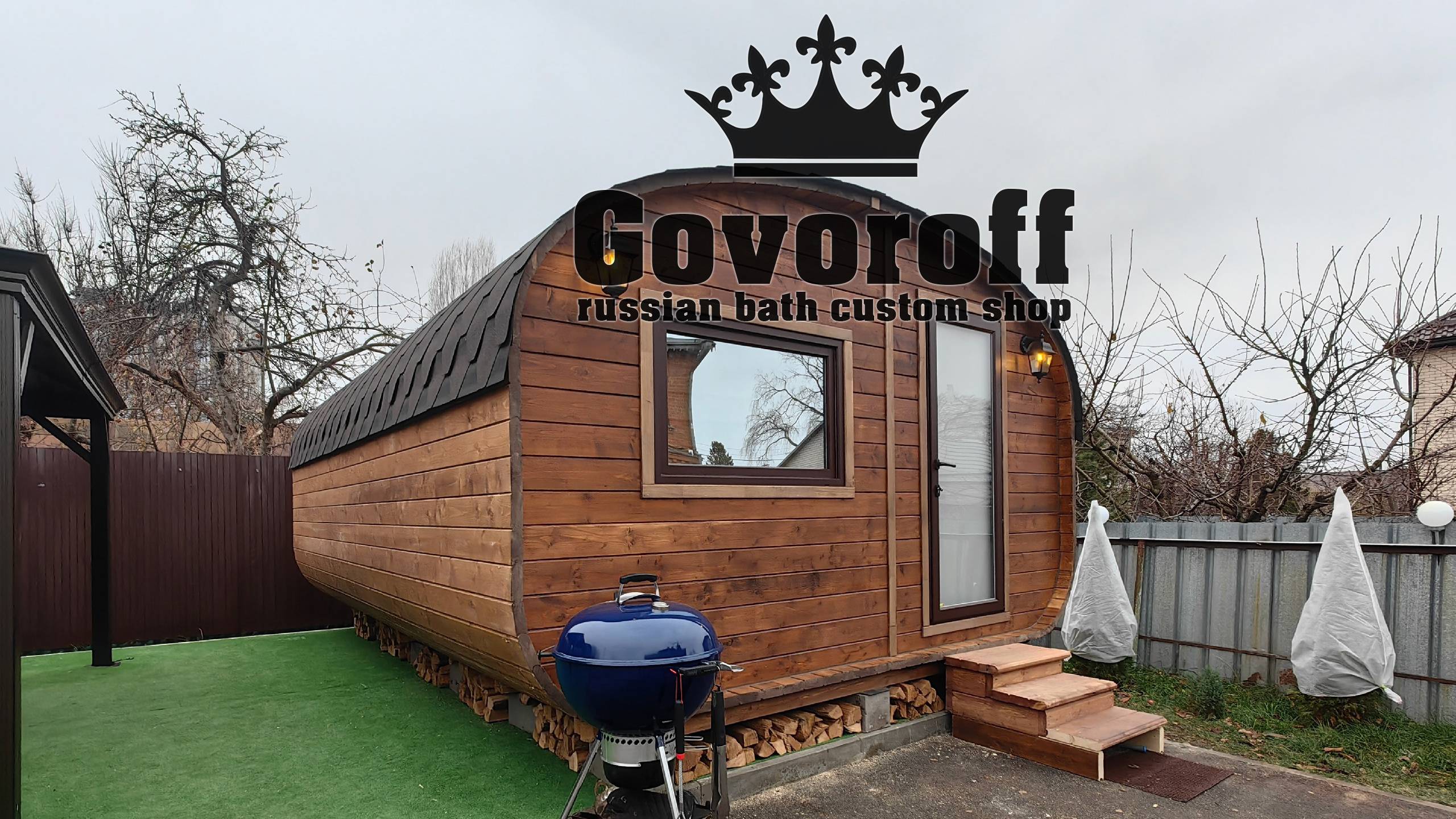 Баня Квадро овал 6х4 Govoroff