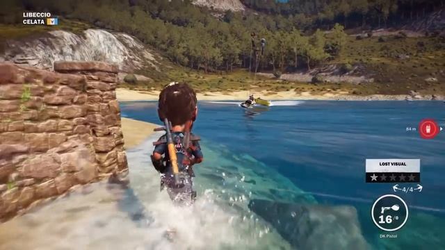 Flying Jet Ski - Just Cause 3 Big Head Mode Gun!