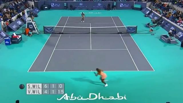 Serena Williams vs Venus Williams - Abu Dhabi 2018 Highlights