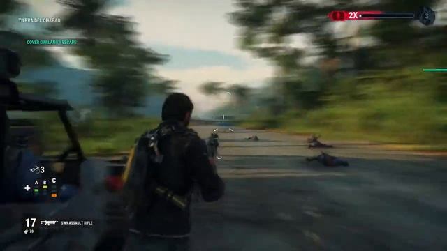 Just Cause 4 Stunt on Garland Van Cover Garland Escape