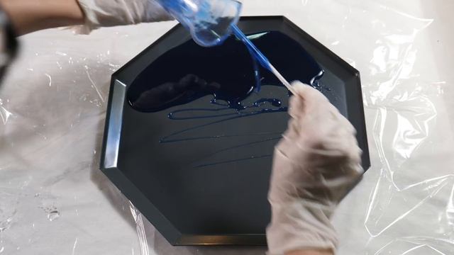 Как нарисовать море. Эпоксидная смола.