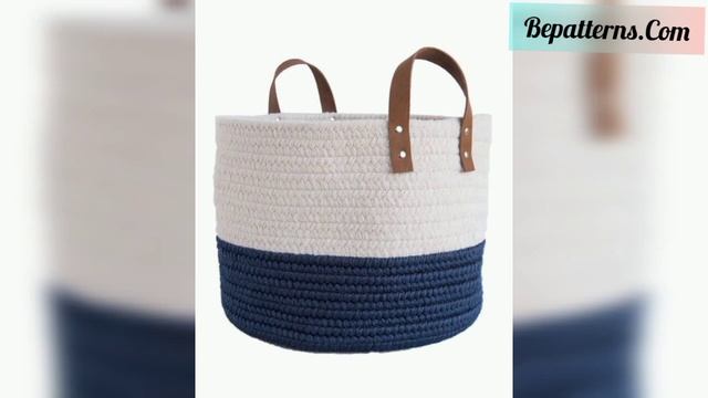 Most Amazing & Marvelous Crochet Basket _ Storage Basket Ideas