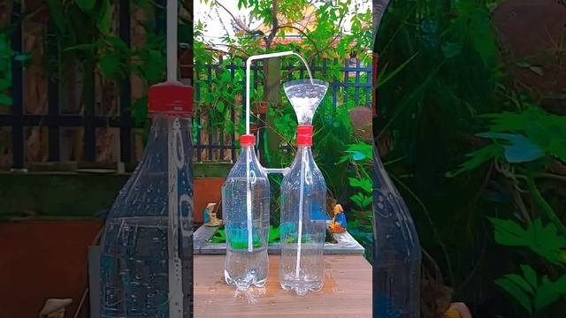 Non-electric automatic water fountain made from plastic bottles |#short
