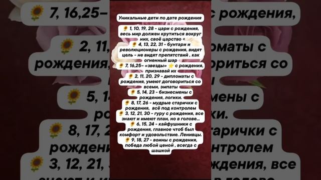 Уникальные дети по дате рождения