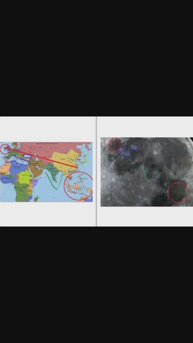 Очертания континентов.