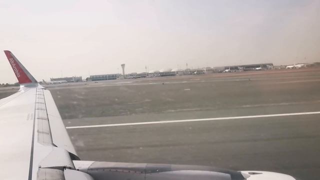 Flight from Sharjah to Hyderabad 4K