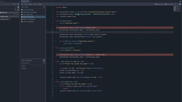 Godot + Steam P2P Multiplayer