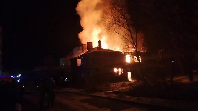 Пожар в Шлиссельбурге 04.11.24