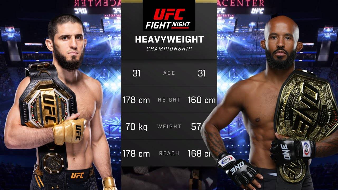 Ислам Махачев против Деметриуса Джонсона Полный бой - UFC 5