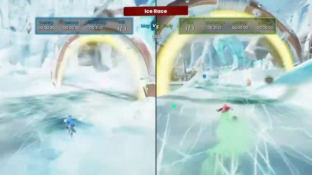 It Takes Two - Ice Race Couple Challenge