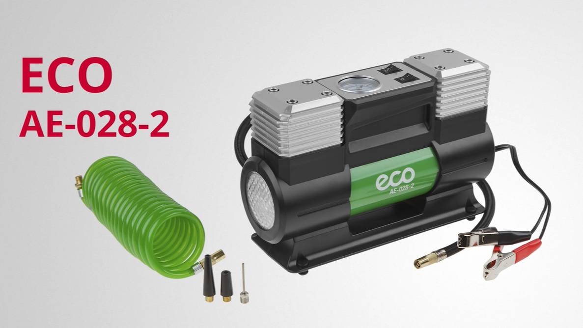 ECO AE-028-2 Компрессор автомобильный (+)
