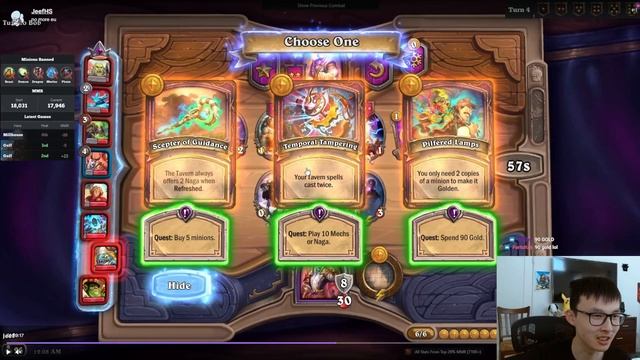How Rank 1 Chooses Quests | Hearthstone Battlegrounds Guide