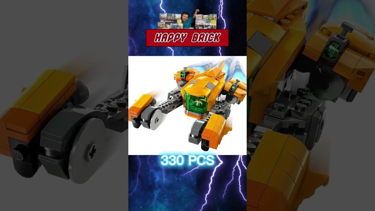 LEGO 76254 Baby Rocket's Ship #Shorts LEGO MARVEL 2023
