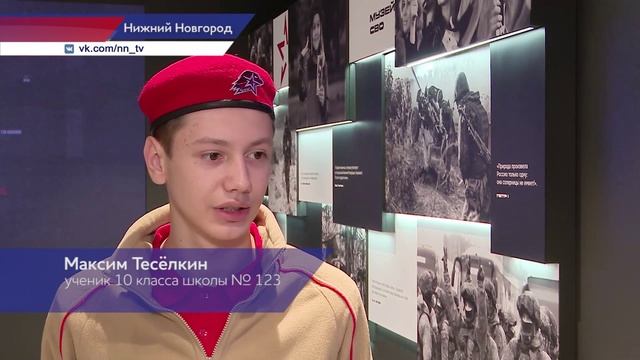 Юрий Шалабаев провёл экскурсию по музею СВО для школьников