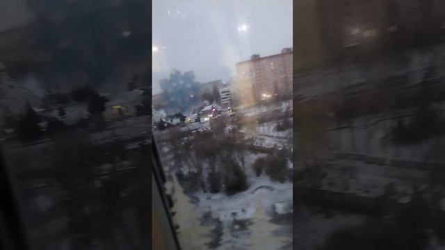 У нас выпал снег в Волгодонске