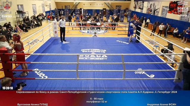 98 пф 52 кг Булгакова Алина ГУТИД Андреева Алина ФСИН