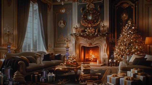 ✧˖°Christmas_Fireplace_🎄_Beauxbatons_✧˖°_Harry_Potter_inspired_ASMR