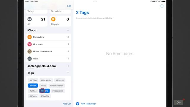 SCOM1088 - Tip - Tags and Smart Folders in iOS 15 - Preview