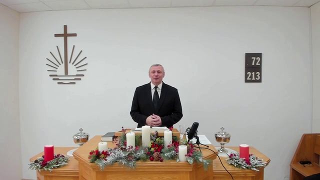 Богослужение Новоапостольской церкви. Хабаровск 1.12.24.
